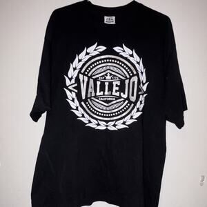 Pro Athletic Men's 2XL Black Cotton Vallejo CA Graphic Short Sleeve Tee
